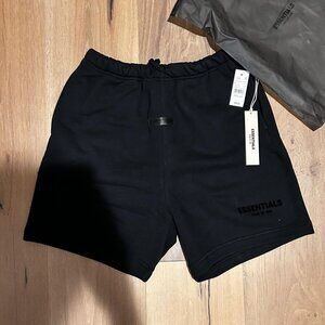 Essentials Black Shorts